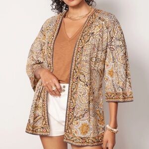 Cleobella Multicolor Paisley Kimono Top